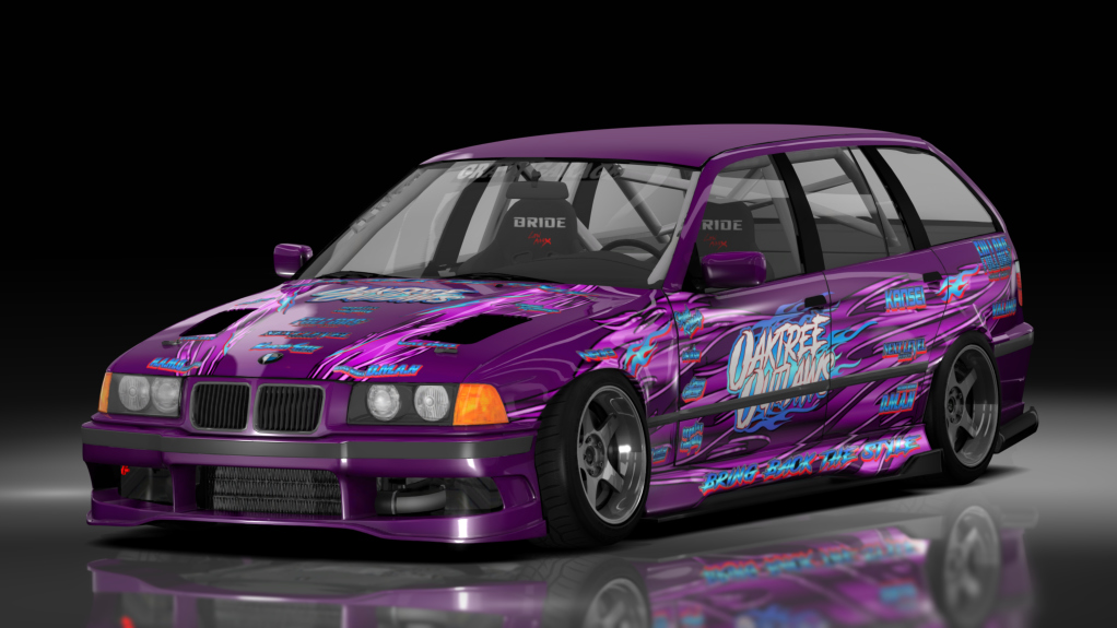 GravyGarage Street E36 Touring Voilent Angle, skin Oaktree