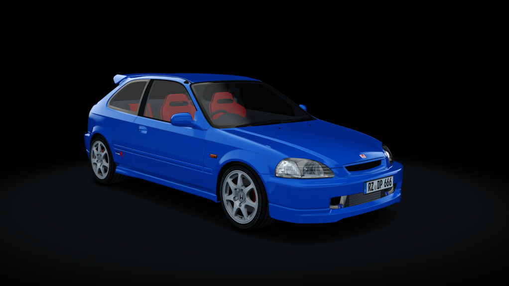 Honda Civic EK9 Type-R Turbo, skin Blue