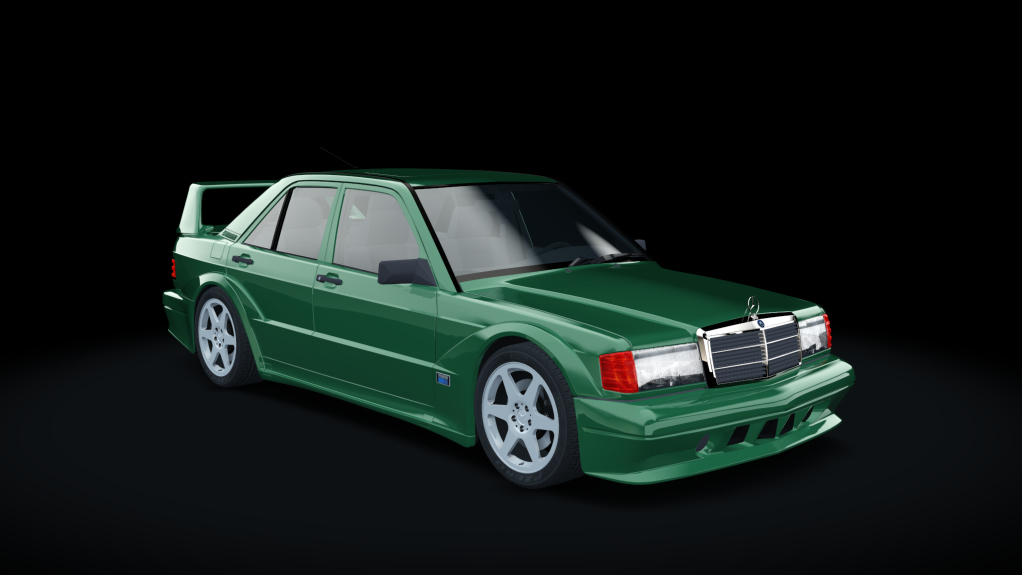 Mercedes-Benz 190E EVO II Street, skin green