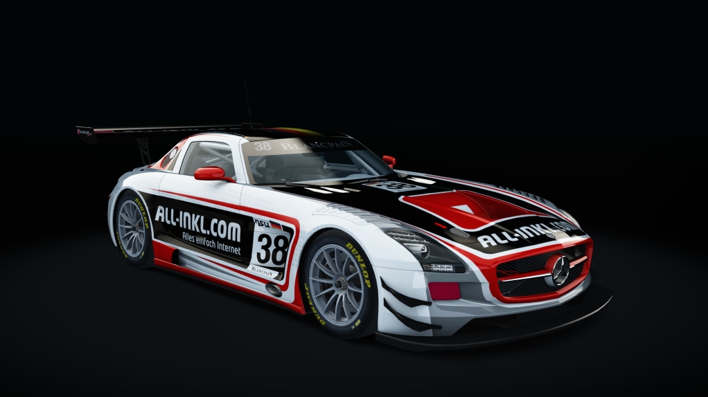 Mercedes SLS AMG GT3, skin ALL_INKL_38