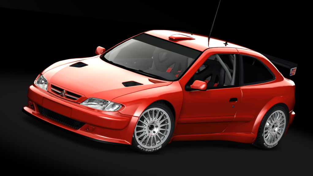 Citroen Xsara I Kit Car, skin Base Roja