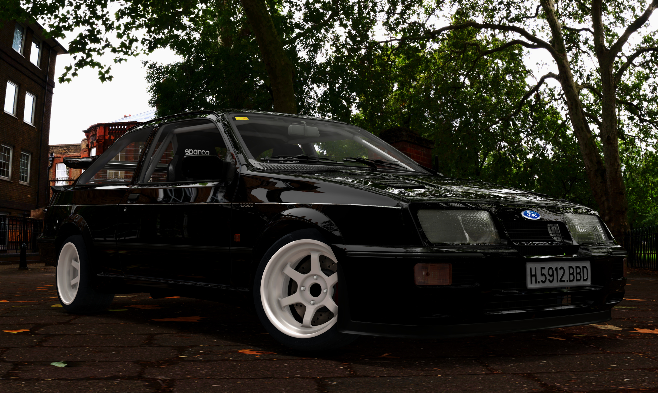 Sierra rs500 Cosworth Gasbaix personal public, skin negre