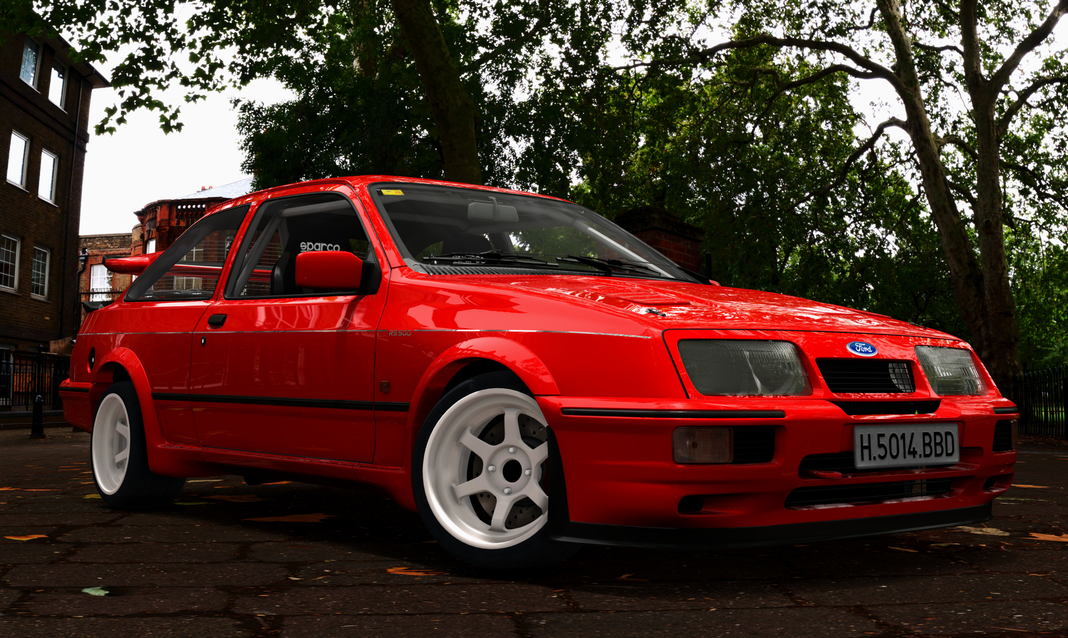 Sierra rs500 Cosworth Gasbaix personal public, skin vermell