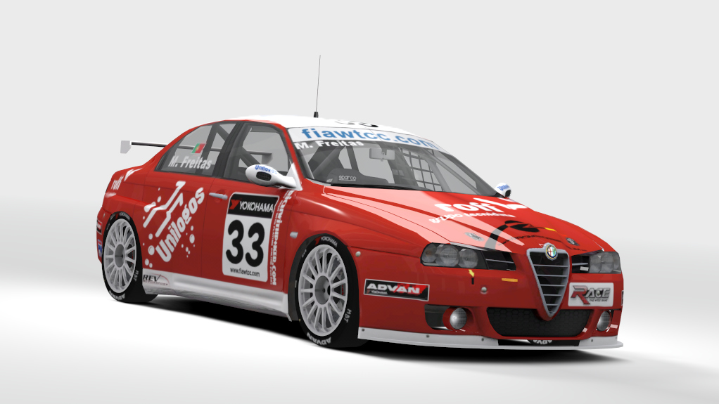 Alfa Romeo 156 GTA WTCC, skin Belgium_33