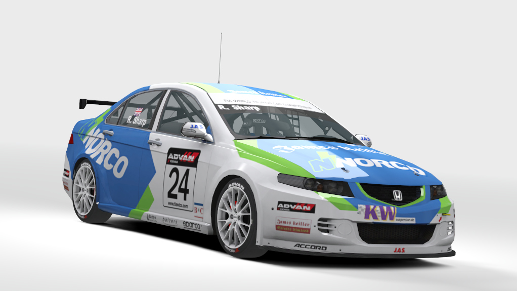 Honda Accord WTCC, skin motorsport
