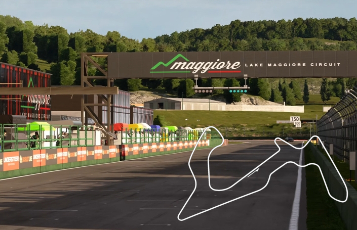 Autodrome Lago Maggiore, layout a