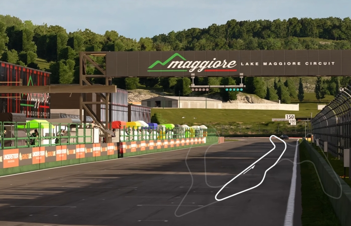 Autodrome Lago Maggiore, layout z