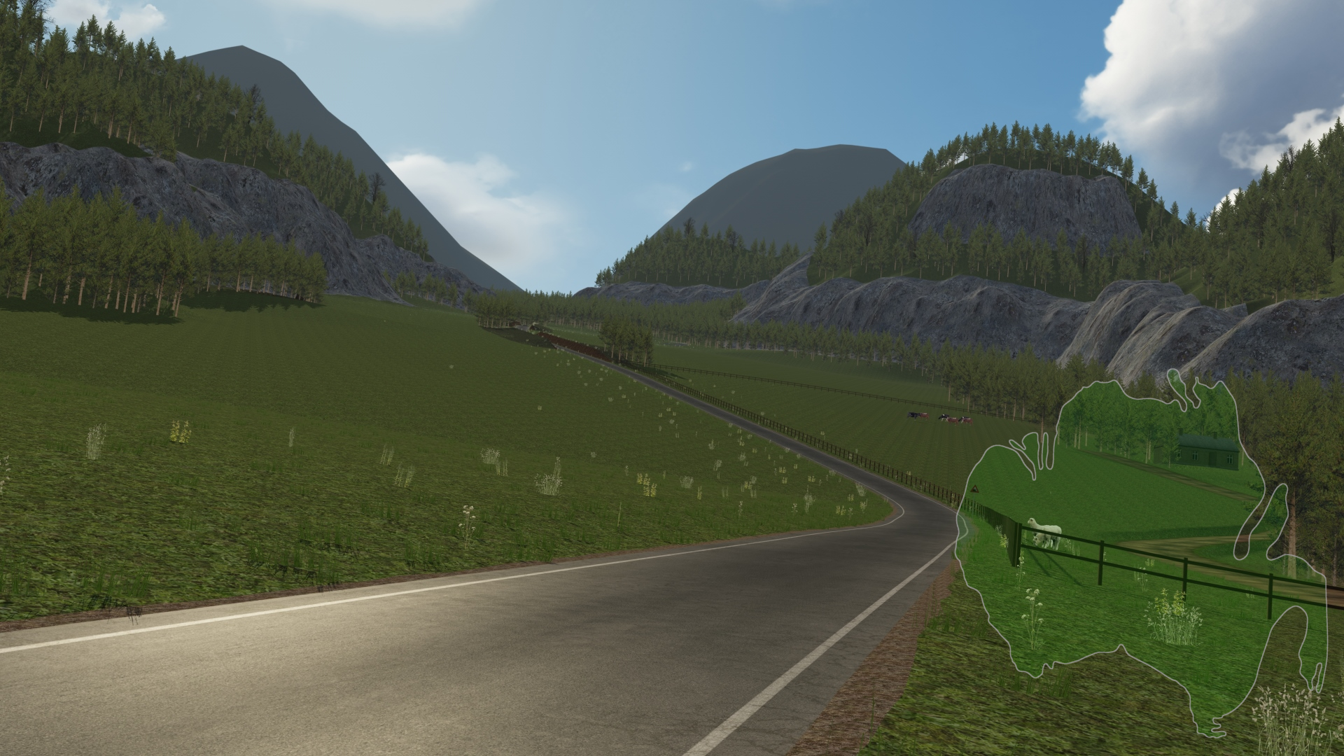 Mountain Route V1.0, layout mountainroute_full