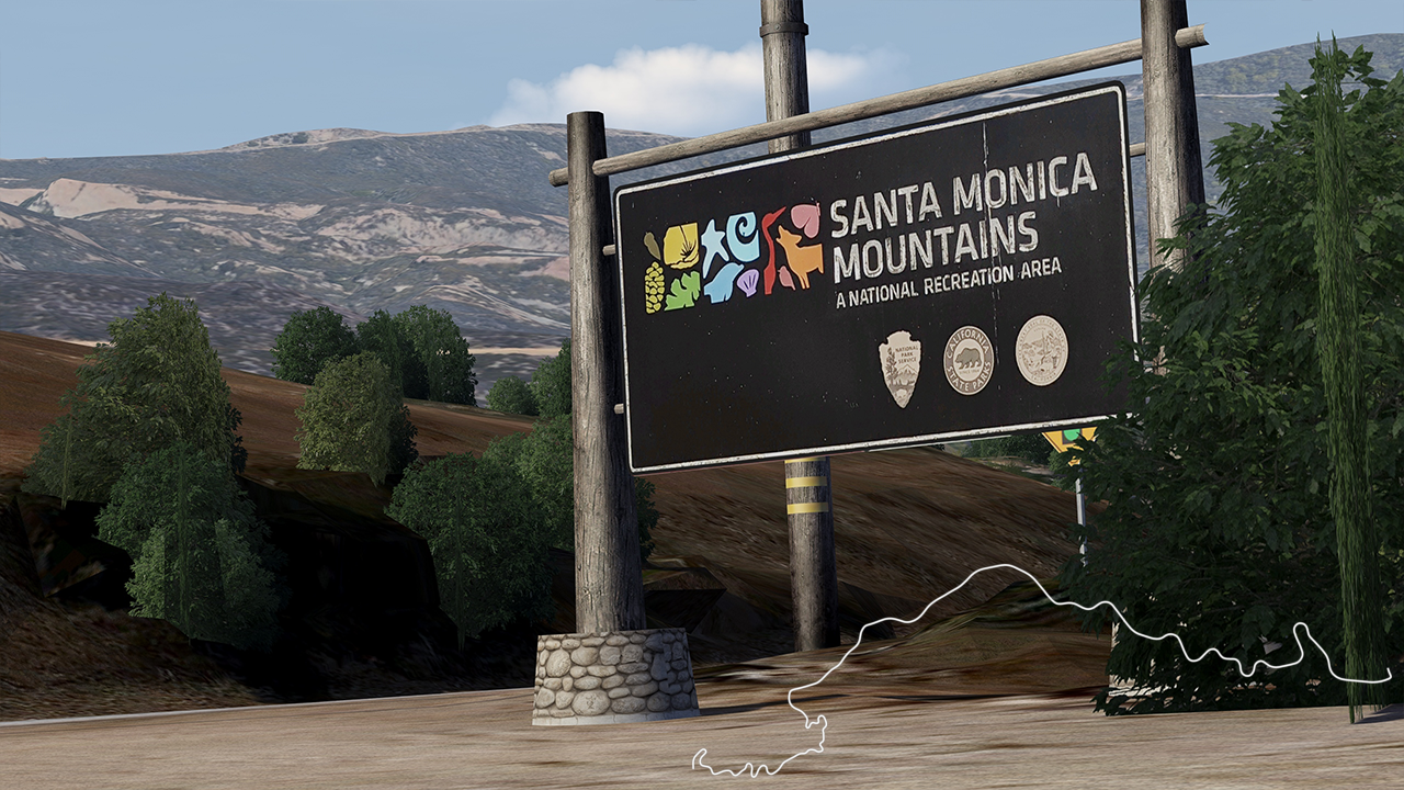 Santa Monica Mountains, layout b_theSnakeRace