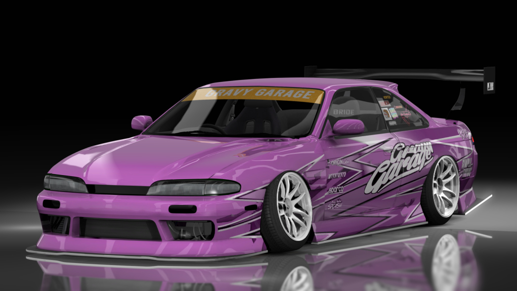 - AiO.v2 - GravyGarage Nissan S14 Joel, skin purple