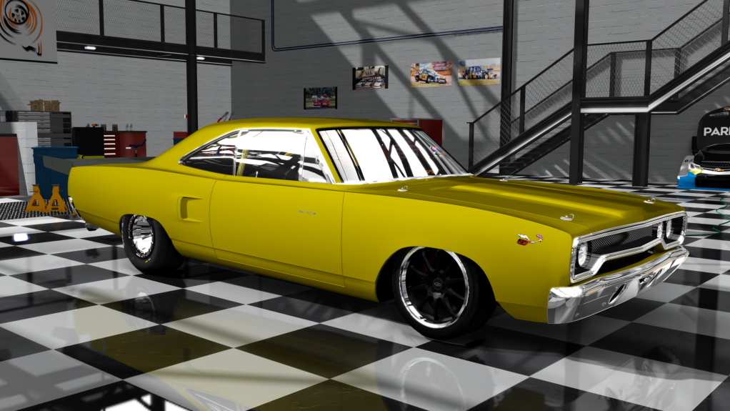 Plymouth Road Runner Drag, skin yellow