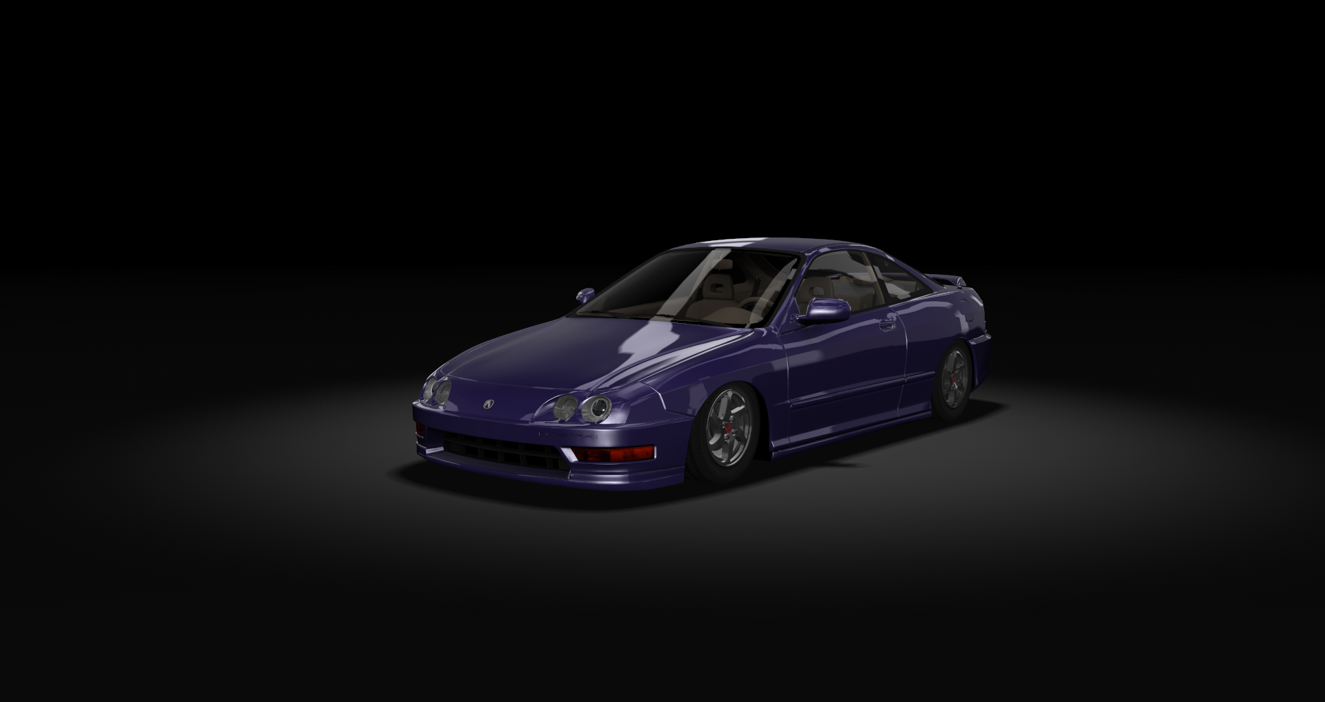 bh_acura_gsr, skin Voltage Blue Metallic + Parchment