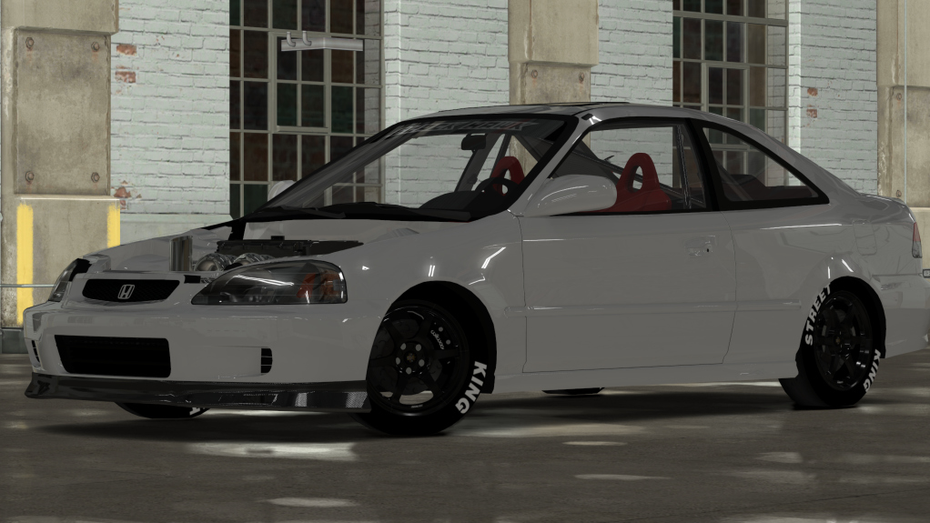 bh_civic_turbo, skin WHITE