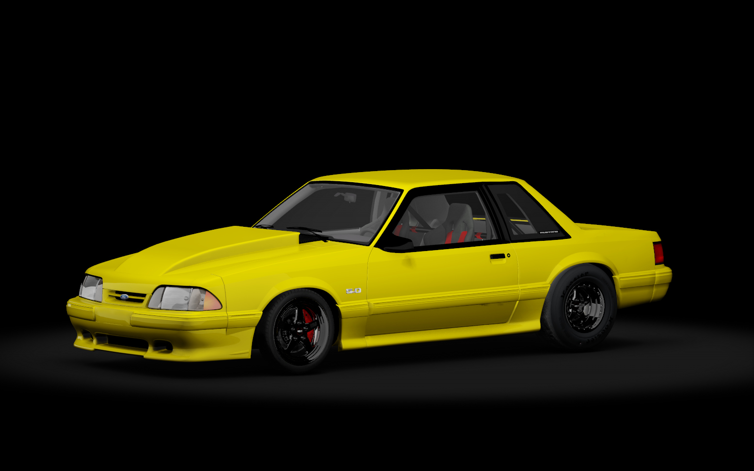 bh_mustang_foxbody, skin Yellow