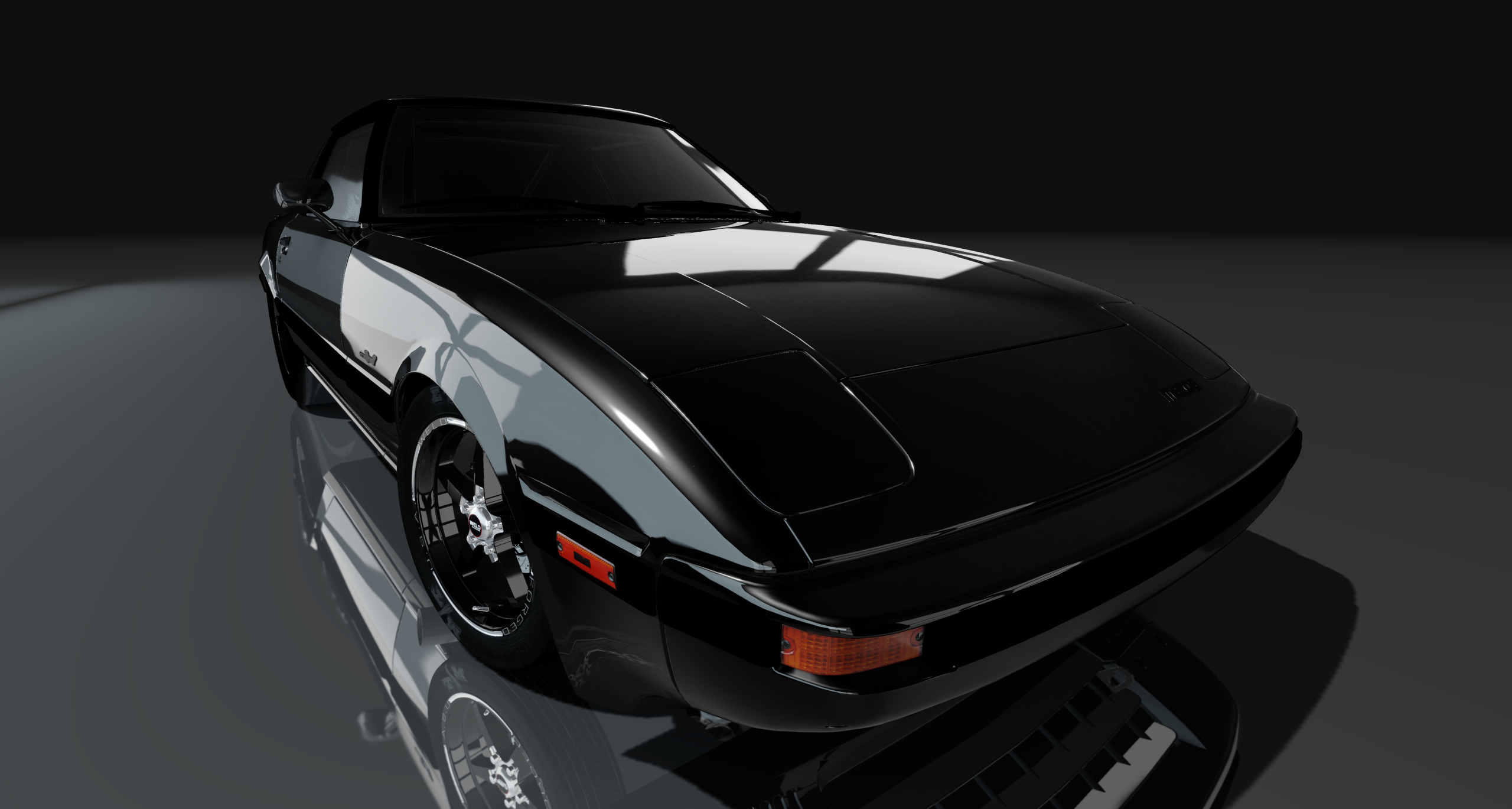 CP Drag RX-7 FB Stick Shift, skin Black