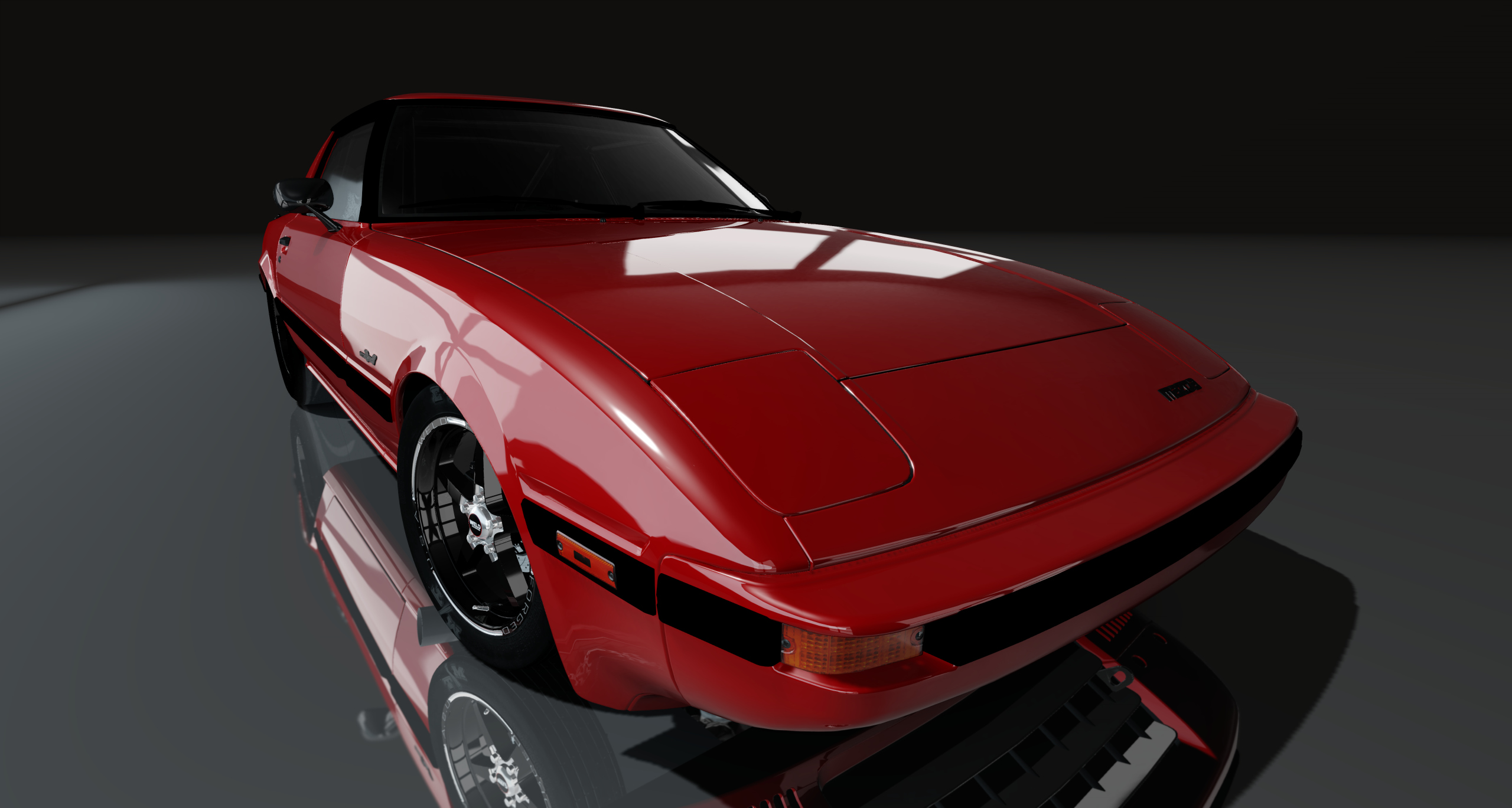 CP Drag RX-7 FB Stick Shift, skin Red