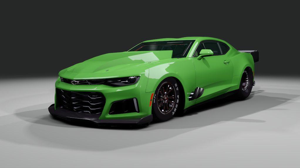 D&O Chevrolet Camaro ZL1, skin neon_green