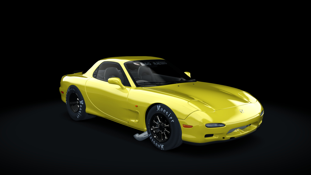 D&O Canito Mazda RX-7, skin Sunburst_Yellow