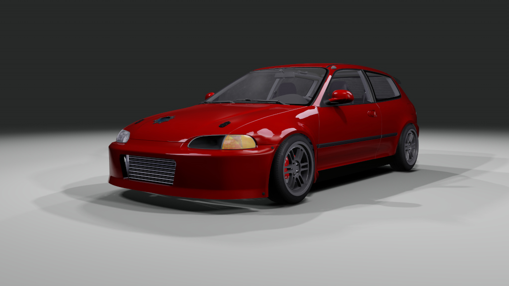 D&O Civic 11 Sec, skin Red