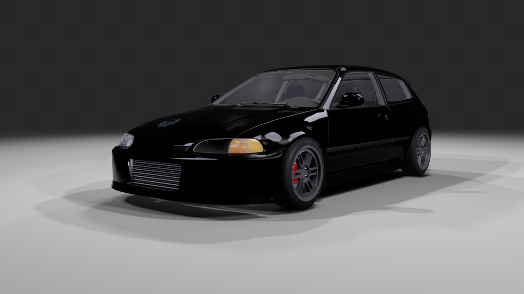 D&O Civic 11 Sec, skin black