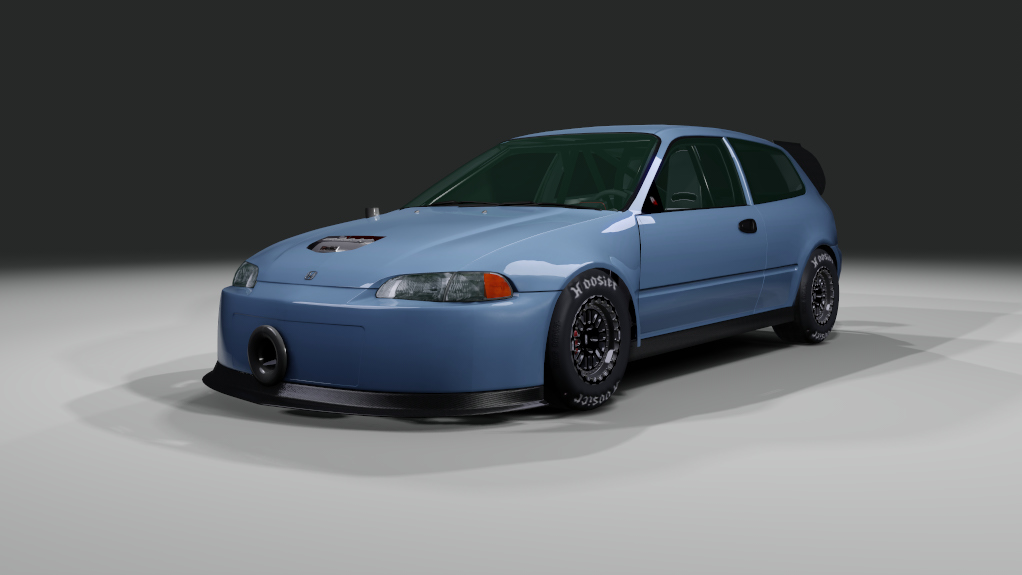 D&O Racing Civic AWD NOS, skin baby blue