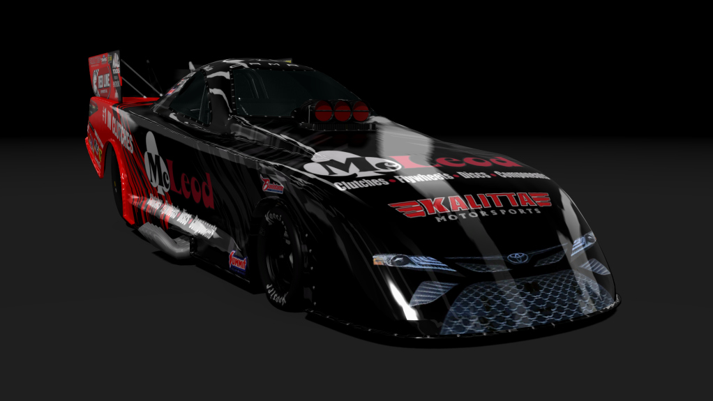 D&O Funny Car Nitro, skin Camry-Paul Lee