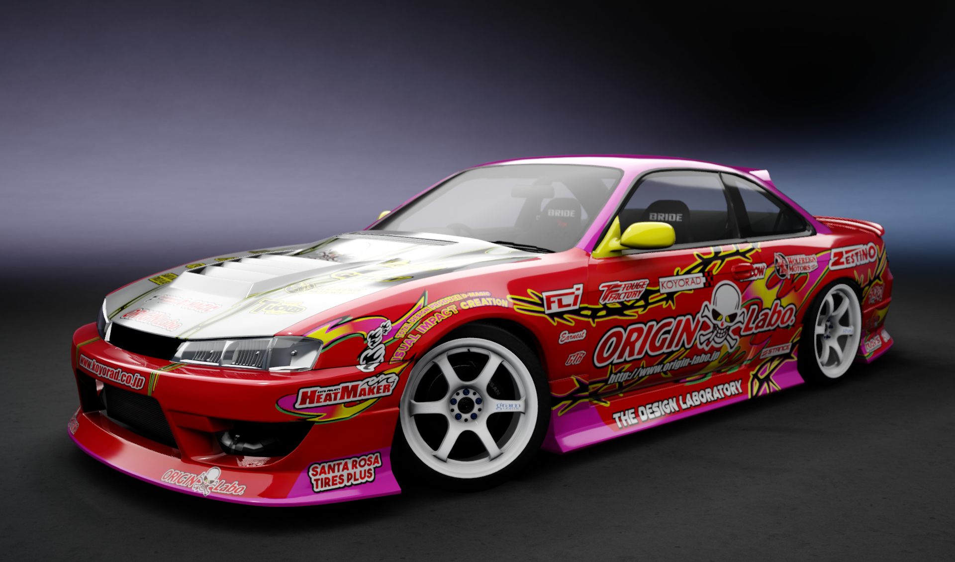 Nissan Silvia S14 WDT Street by sarck, skin Animal Style Jason 2