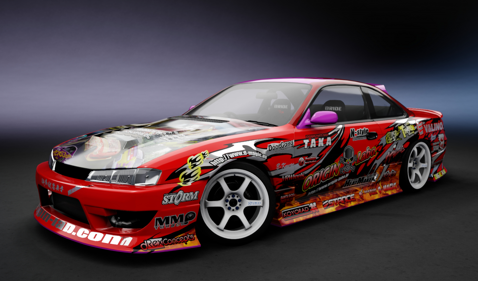 Nissan Silvia S14 WDT Street by sarck, skin Animal Style Julian 1