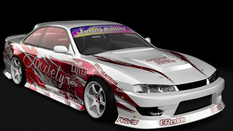 Nissan Silvia S14 WDT Street by sarck, skin Anxiety