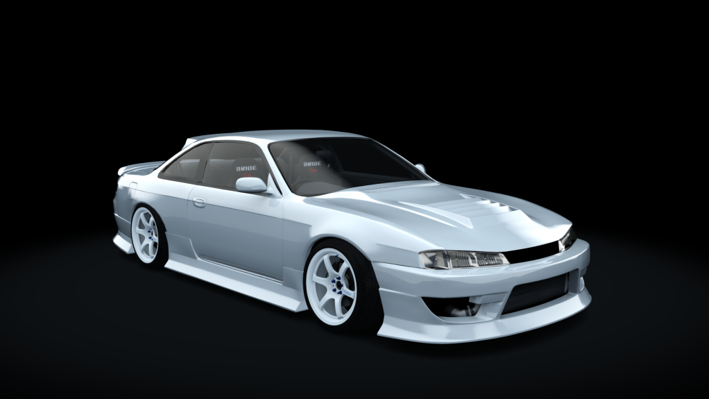 Nissan Silvia S14 WDT Street by sarck, skin Aspen_White