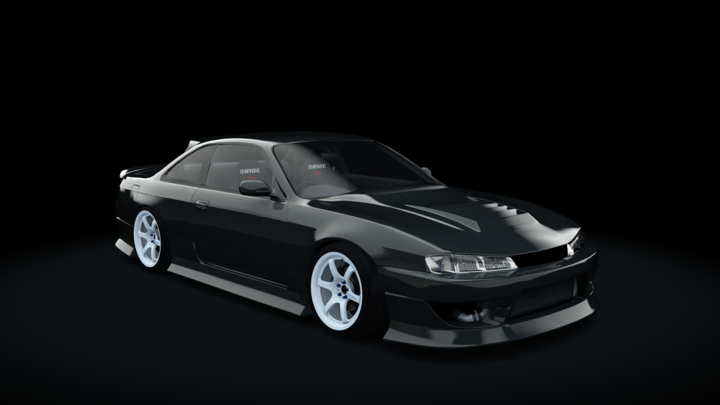 Nissan Silvia S14 WDT Street by sarck, skin Black_Pearl