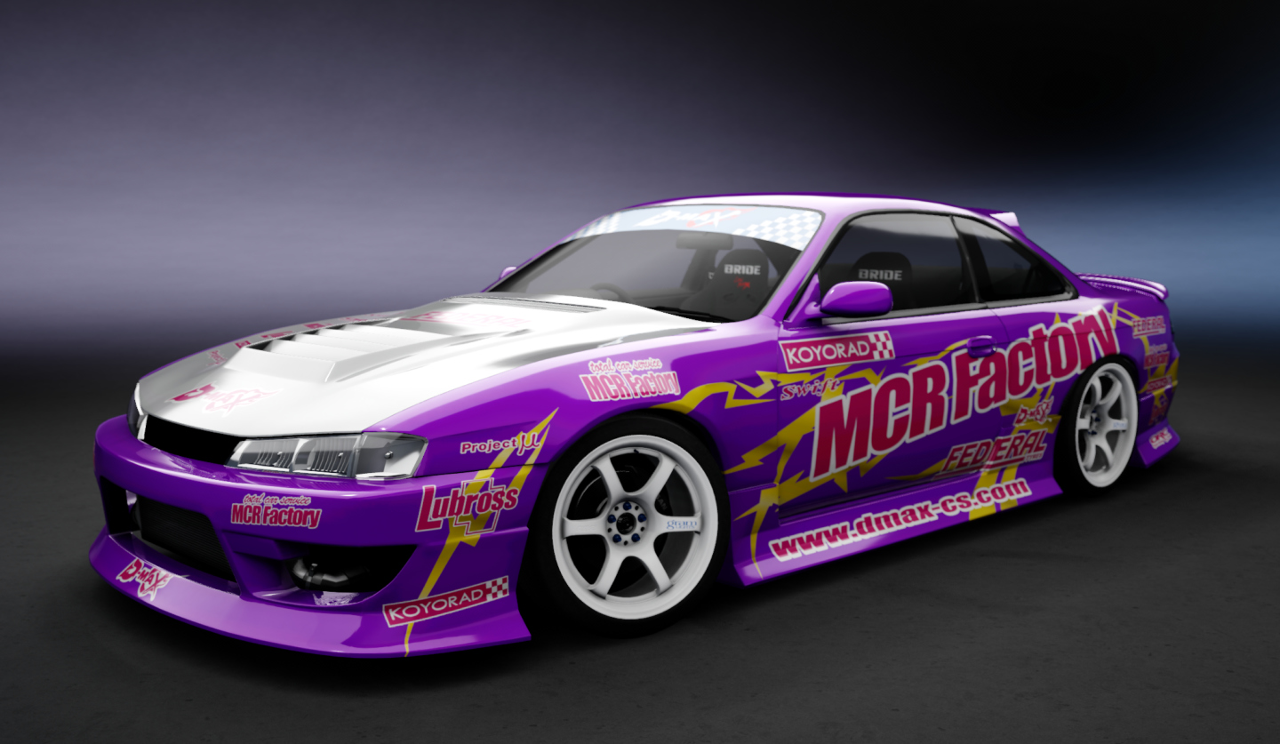 Nissan Silvia S14 WDT Street by sarck, skin MCR