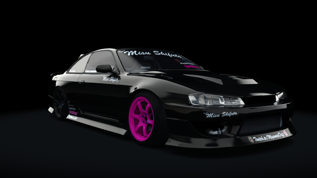 Nissan Silvia S14 WDT Street by sarck, skin Miyamoto_Black