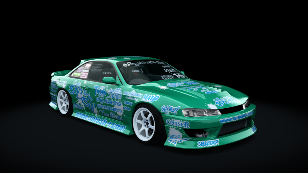 Nissan Silvia S14 WDT Street by sarck, skin RyotaSplashTD06