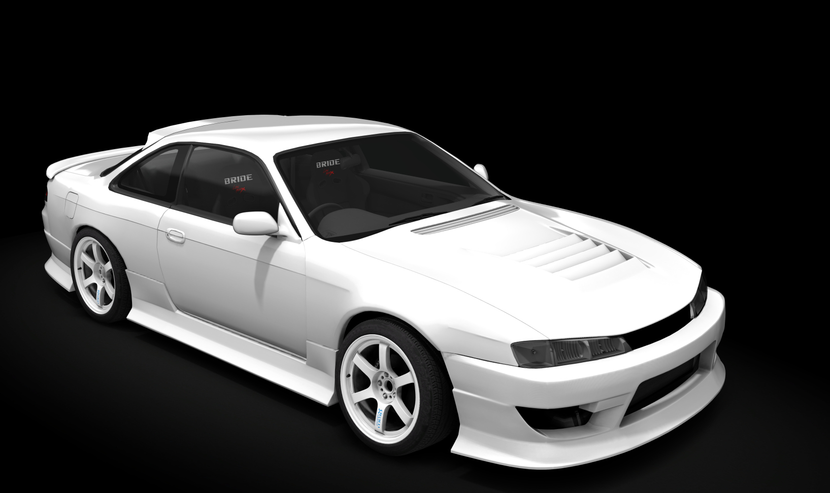 Nissan Silvia S14 WDT Street by sarck, skin White