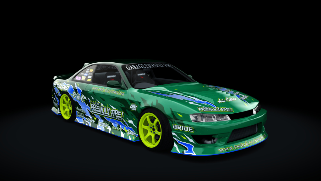 Nissan Silvia S14 WDT Street by sarck, skin friendly_fire